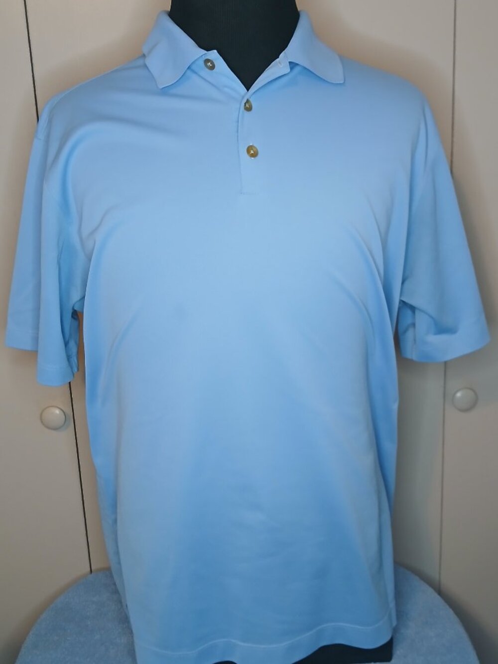 Nike Golf Men's XL Blue Dri-Fit Polo Shirt (1193C3)